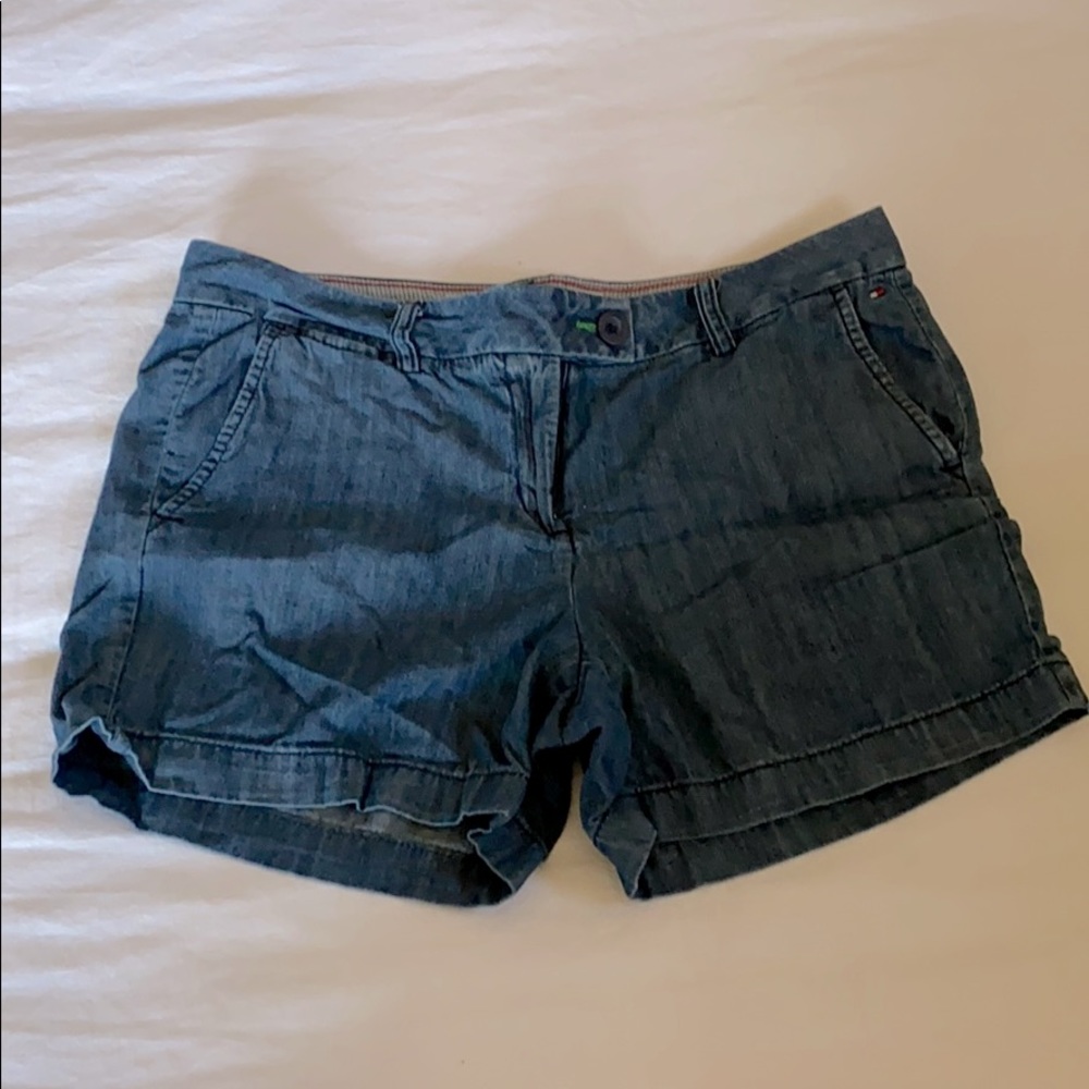 Denim shorts